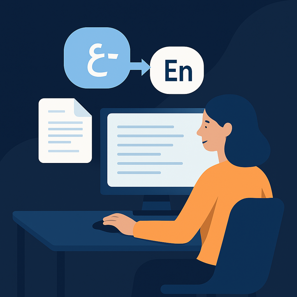 Document translation preview